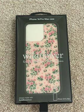 Wildflower Floral Pink iPhone 16 Pro Max Case